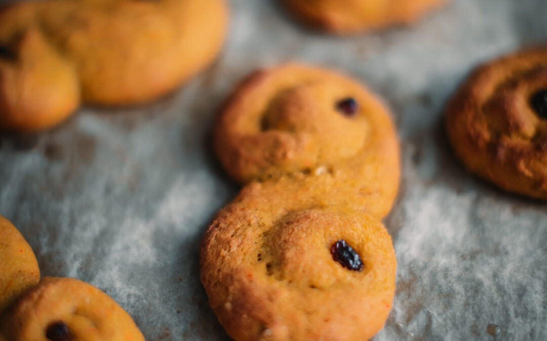 Växtbaserade lussekatter